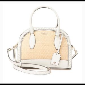 [Kate Spade] Reiley straw dome crossbody bag